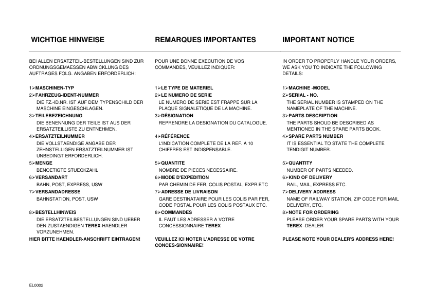 TEREX TC37 Crawler Excavator Parts Catalog - Image 8
