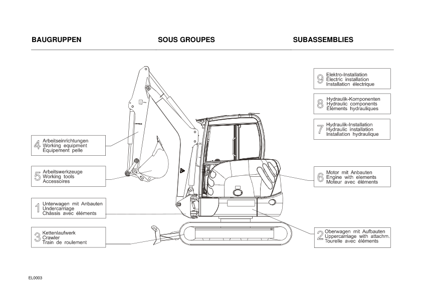 TEREX TC37 Crawler Excavator Parts Catalog - Image 9