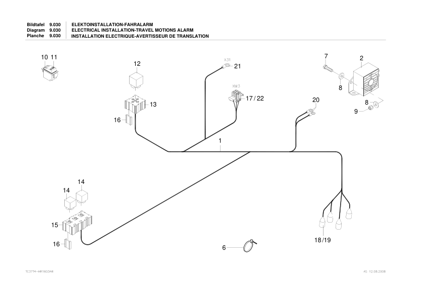 TEREX TC37 Crawler Excavator Parts Catalog - Image 16
