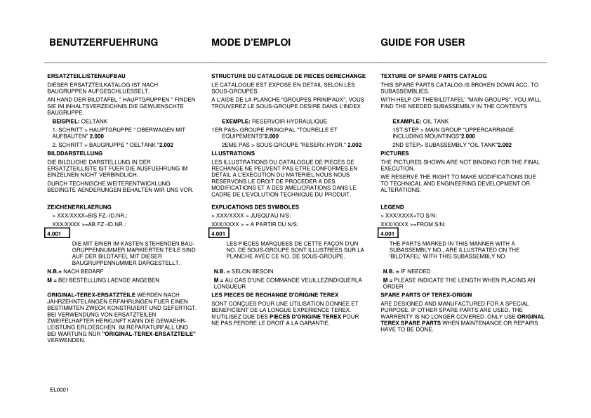 TEREX TC37 Crawler Excavator Parts Catalog - Image 7