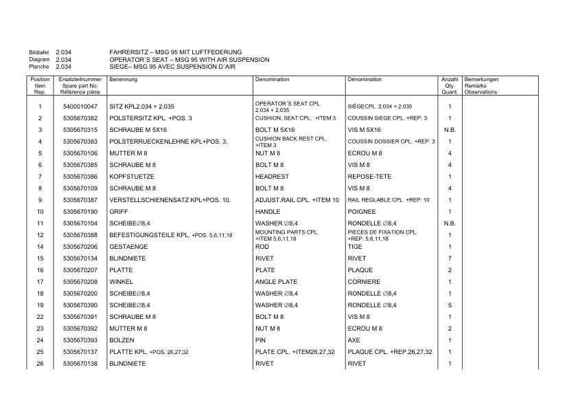 Terex TL450 Wheel Loader Parts Catalog - Image 16
