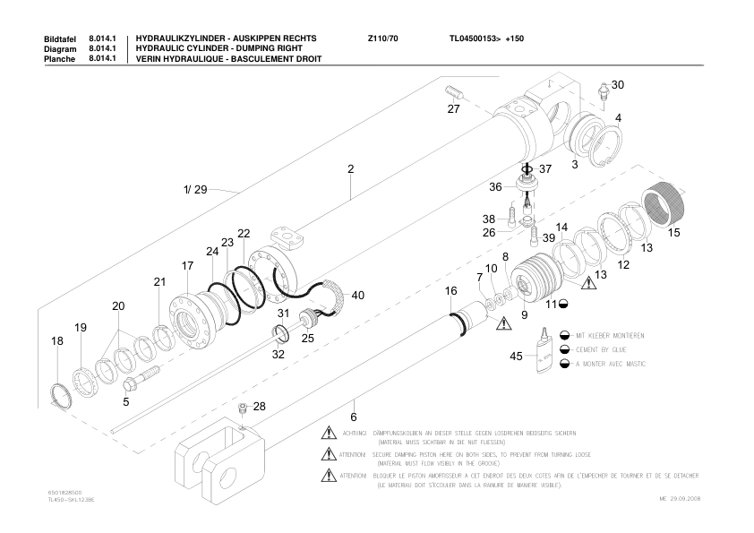 Terex TL450 Wheel Loader Parts Catalog - Image 14