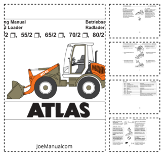 ATLAS 55 65 Wheel Loader Operators Manual