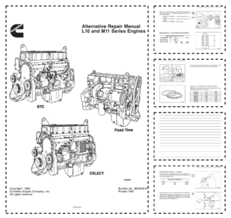 Cummins L10 and M11 Series Engine Repair Manual