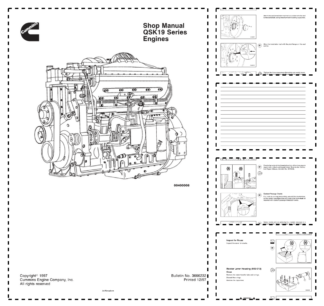 Cummins QSK19 Series Engine Workshop Manual