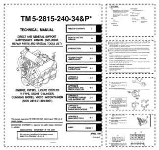 Cummins V903C Diesel Engine Technical Manual