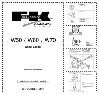 FIAT Kobelco W50 W60 W70 Wheel Loader Workshop Manual