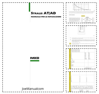 IVECO Stralis AT AD Euro 4 and 5 Mechanical and Electrical Service Repair Manual IT
