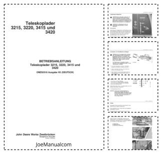 John Deere 3215 3220 3415 3420 Telehandler Operators Manual OMZ93518 DE