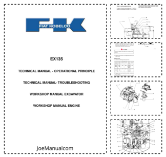 Kobelco EX135 Excavator Workshop Manual