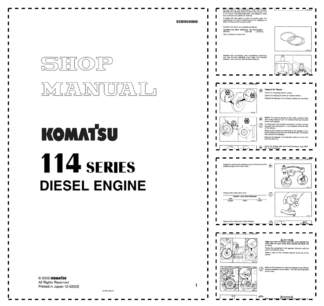 Komatsu 114 Series Diesel Engine Workshop Manual SEBM030800