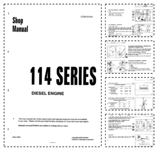 Komatsu 114 Series Diesel Engine Workshop Manual