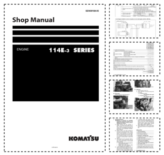 Komatsu 114E-3 Series Diesel Engine Workshop Manual SEN00169-05