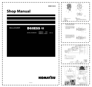 Komatsu D68ESS-12 Bulldozer Workshop Manual SN 1001 J10001 and UP