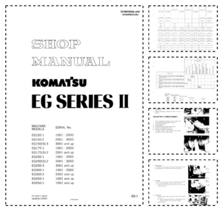 Komatsu EG Series II Engine Workshop Manual SEBM069LA00