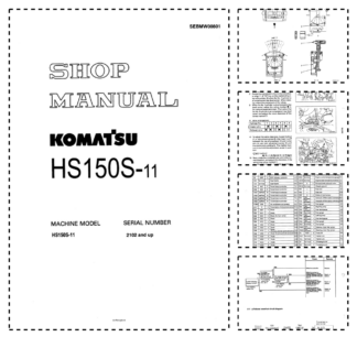 Komatsu HS150S-11 Truck Workshop Manual SN 2102 and UP