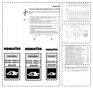 Komatsu PC400 PC400LC7 PC450 PC450LC-7 Excavator Workshop Manual SN 50001 20001 and UP