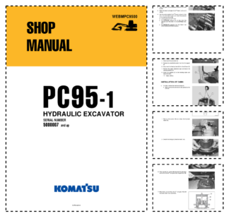 Komatsu PC95-1 Excavator Workshop Manual SN 5000007 and UP