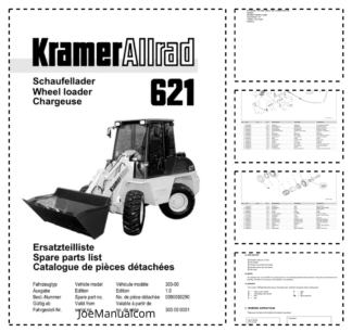 Kramer Allrad 621 Wheel Loader Parts Catalog SN from 303000001 v1.0