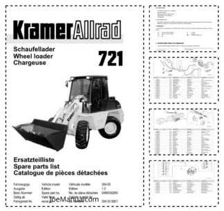 Kramer Allrad 721 Wheel Loader Parts Catalog SN from 304000001 v1.0