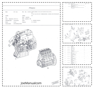 Mercedes OM 904 LA Diesel Engine Parts Catalog