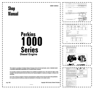 Perkins 1000 Series Diesel Engine Workshop Manual