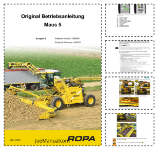 ROPA MAUS 5 Operators Manual