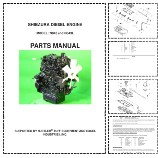 Shibaura N843 N843L Engine Parts Manual