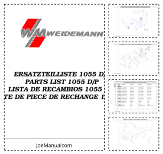 WEIDEMANN 1055 DP Wheel Loader Parts Catalog