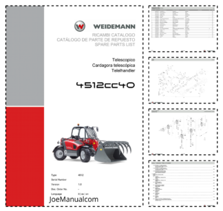 WEIDEMANN 4512CC40 Telehandler Parts Catalog v1.0