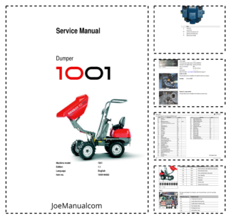 Wacker Neuson 1001 Dumper Service Manual v1.1