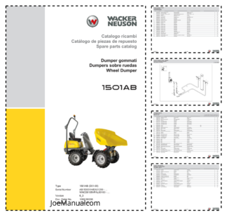 Wacker Neuson 1501AB Wheel Dumper Parts Catalog v6.3