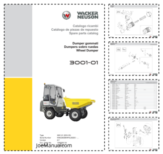 Wacker Neuson 3001-01 Dumper Parts Catalog SN from WNCD0305VPAL00283 v2.7