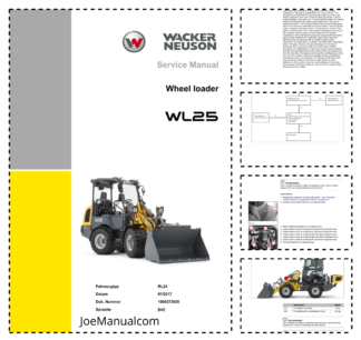 Wacker Neuson WL25 Wheel Loader Service Manual 01 2027