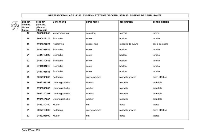 WEIDEMANN 1504 DM Wheel Loader Parts Catalog - Image 20