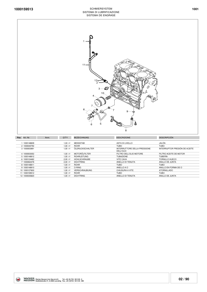 Wacker Neuson 1001-AB Dumper Parts Catalog SN from AB10001H v2.1 - Image 15