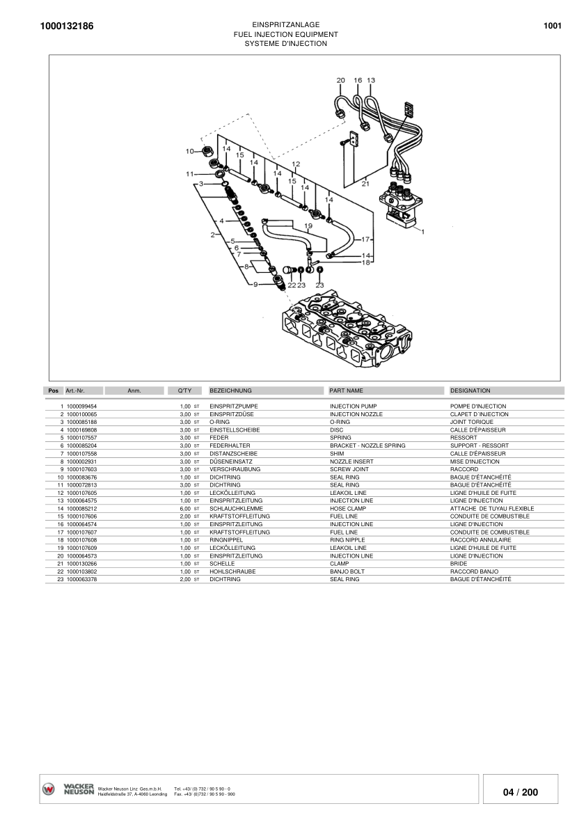 Wacker Neuson 1001 Dumper Parts Catalog from BB000680 v3.6 - Image 8