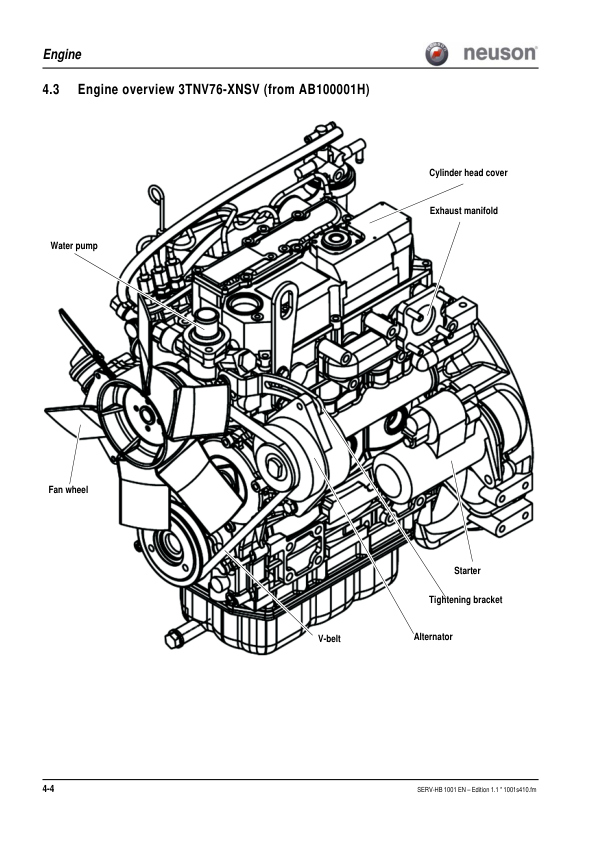 Wacker Neuson 1001 Dumper Service Manual v1.1 - Image 13