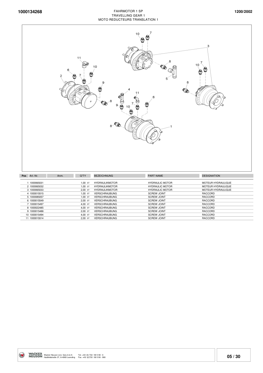 Wacker Neuson 1200 2002 Dumper Parts Catalog SN from AB000344F AC000345S v5.4 - Image 7