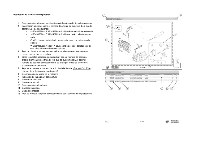 Wacker Neuson 1404 Excavator Parts Catalog SN from AF00761 00160 v8.7 - Image 10