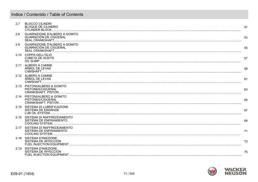 Wacker Neuson 1404 Excavator Parts Catalog SN from AF00761 00160 v8.7 - Image 5