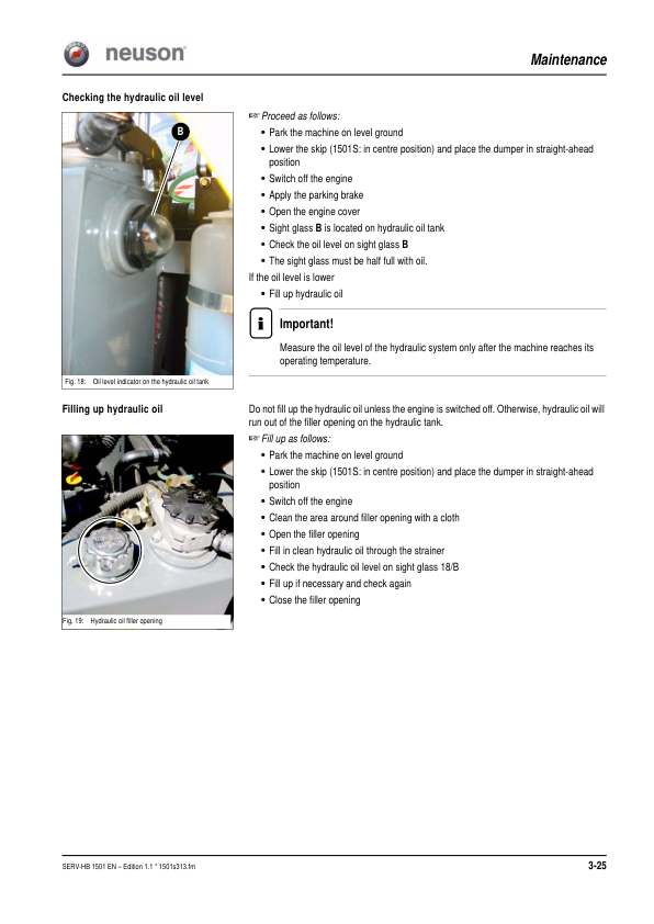 Wacker Neuson 1501 Dumper Service Manual v1.1 - Image 12