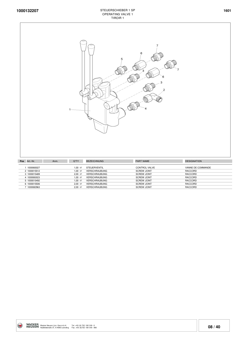 Wacker Neuson 1601 Dumper Parts Catalog SN from AB160001F v1.5 - Image 9