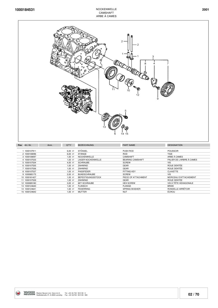 Wacker Neuson 2001 Dumper Parts Catalog SN from CB000520 EA01294 v2.7 - Image 7