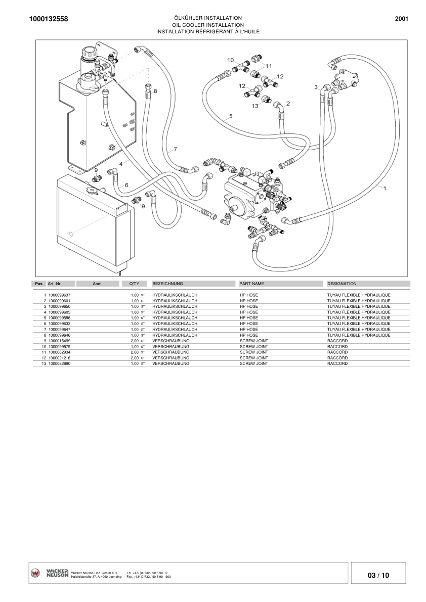 Wacker Neuson 2001 Dumper Parts Catalog SN from CB000520 EA01294 v2.7 - Image 8