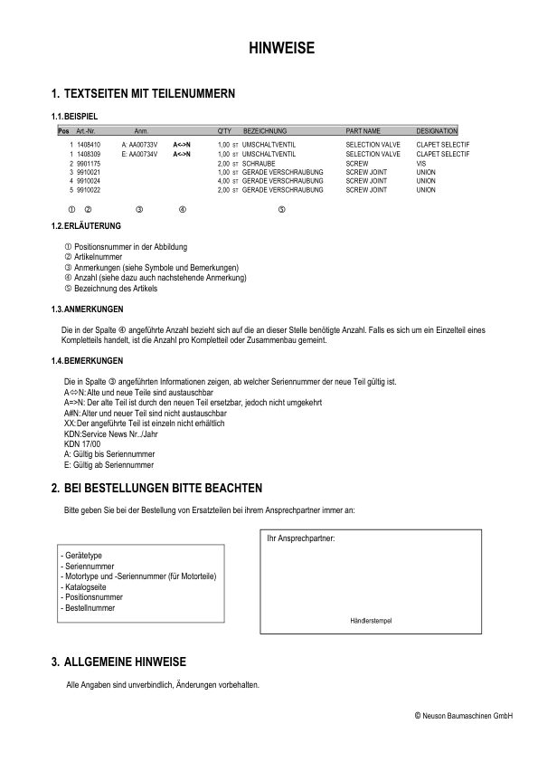 Wacker Neuson 2202 RD FORCE Excavator Parts Catalog SN from 1339000 1998 v2.0 - Image 9