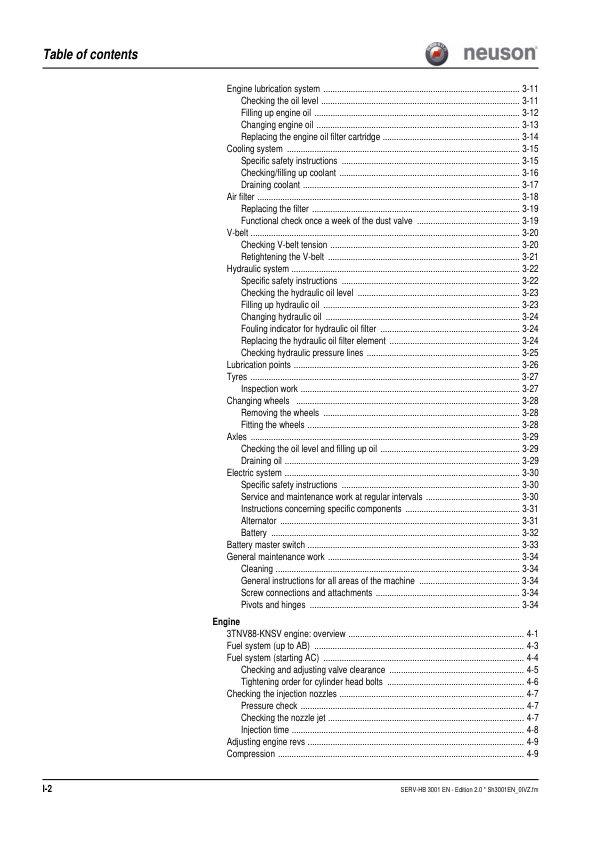 Wacker Neuson 3001 Dumper Service Manual v2.0 - Image 5