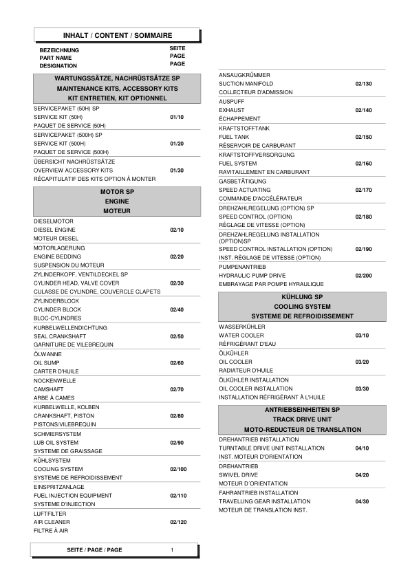 Wacker Neuson 3503 EPA3 Crawler Excavator Parts Catalog SN from AG00593 v2.8 - Image 3