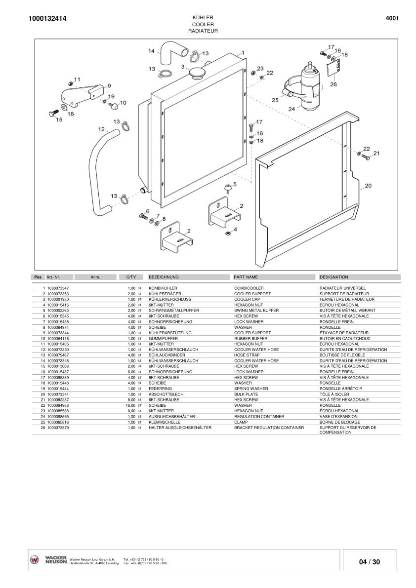 Wacker Neuson 4001 Dumper Parts Catalog SN from AA41001 AB35242D v2.7 - Image 12