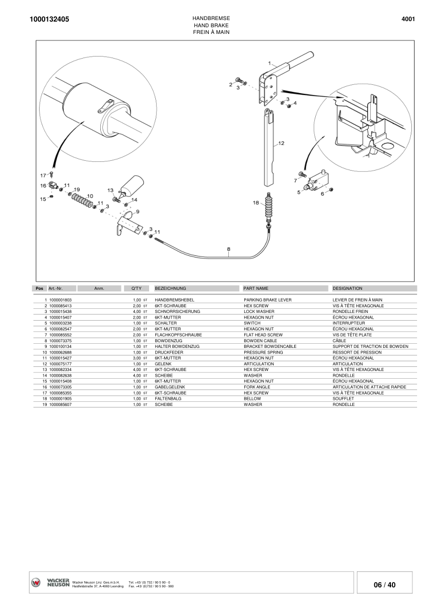 Wacker Neuson 4001 Dumper Parts Catalog SN from AB41192 AC35493 EA01303 v2.9 - Image 12